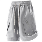 Dean - Men's Zip-Pocket Drawstring Utility Shorts