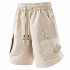 Dean - Men's Zip-Pocket Drawstring Utility Shorts