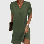 Faye - Women's V-Neck Wrap Dress 