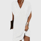 Faye - Women's V-Neck Wrap Dress 