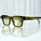 Formentera - Square-Frame Sunglasses with Tinted Lenses