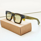 Formentera - Square-Frame Sunglasses with Tinted Lenses