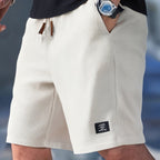 Frederick - Men's Waffle-Knit Drawstring Shorts