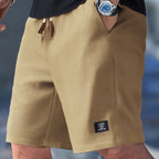Frederick - Men's Waffle-Knit Drawstring Shorts