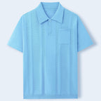 Harmon - Men's Vertical Textured Knit Polo