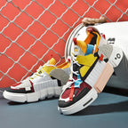 Hector - Men's Color-Block High-Top Sneakers with Chunky Sole
