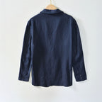 Hendrix - Men's Linen Blazer with Notch Lapel and Button Front