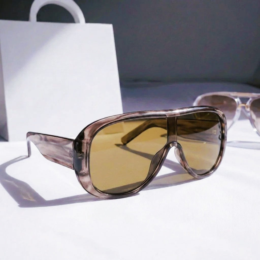 Ibiza- Oversized Shield-Frame Sunglasses