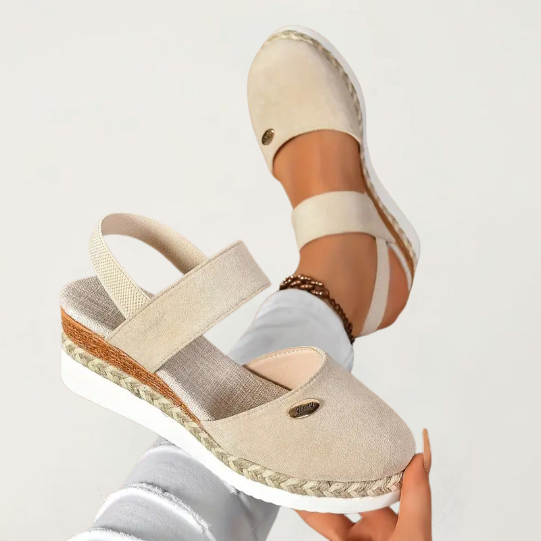 Iris - Women's Casual Sling-Back Espadrille Sandals