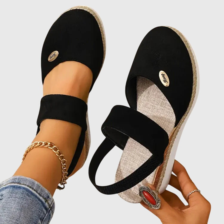 Iris - Women's Casual Sling-Back Espadrille Sandals