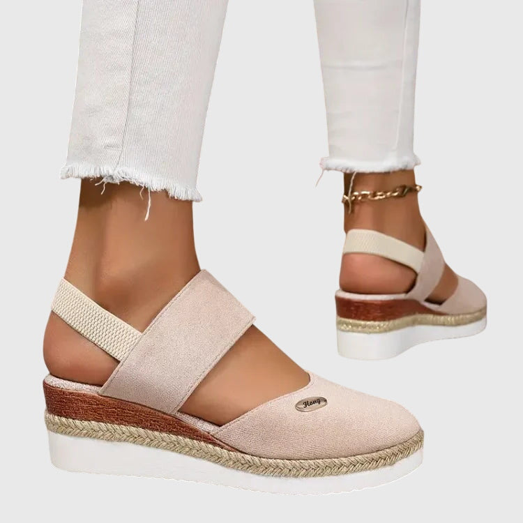 Iris - Women's Casual Sling-Back Espadrille Sandals