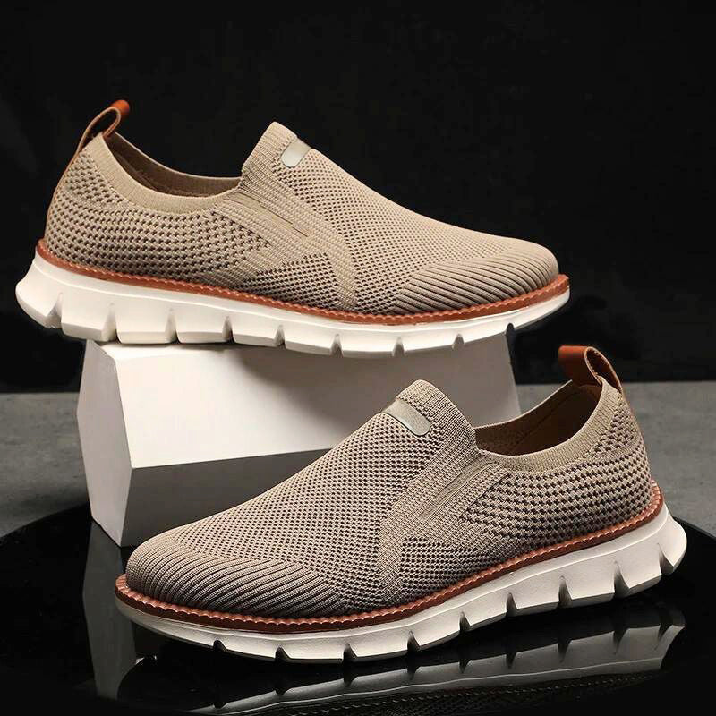 Ismael - Men's Breathable Knit Slip-On Sneakers