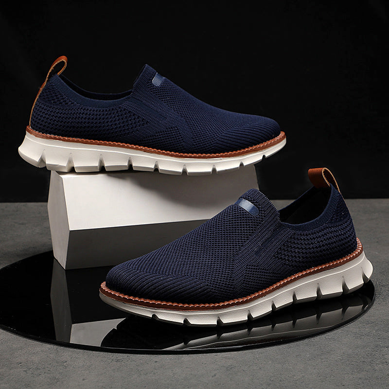 Ismael - Men's Breathable Knit Slip-On Sneakers