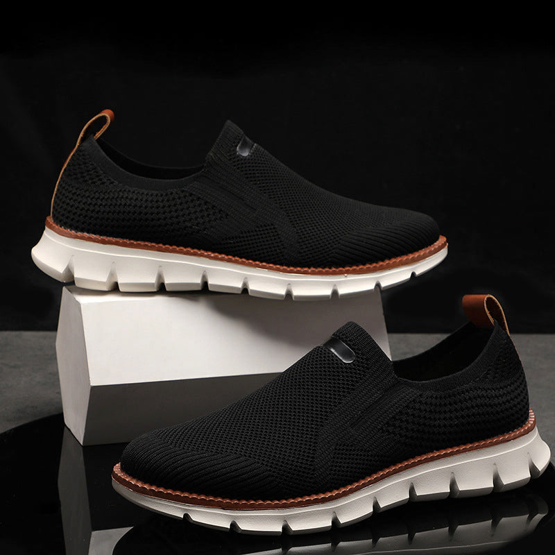 Ismael - Men's Breathable Knit Slip-On Sneakers
