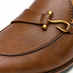 James - Men's Bit Loafers with Metal Hook Hardware