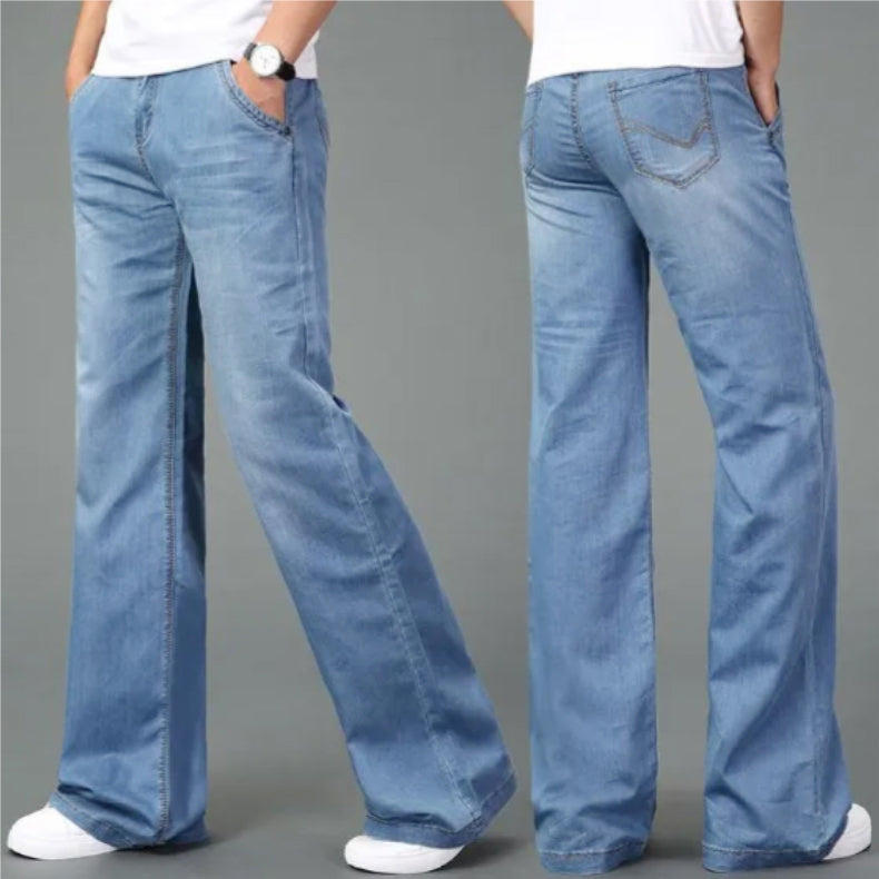 Javier- Men's Relaxed Wide-Leg Jeans