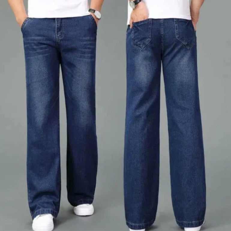 Javier- Men's Relaxed Wide-Leg Jeans