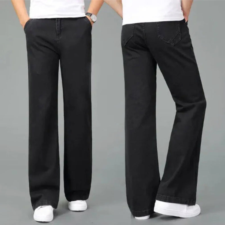 Javier- Men's Relaxed Wide-Leg Jeans