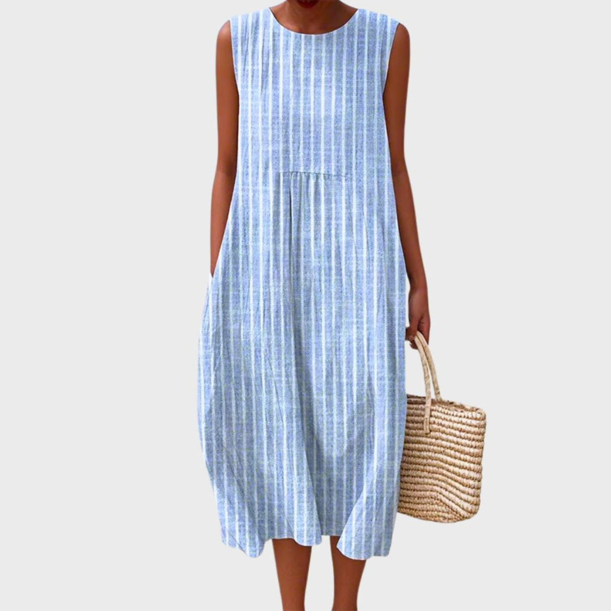 Jayla - Women's Colorblock Gingham Tiered Dress