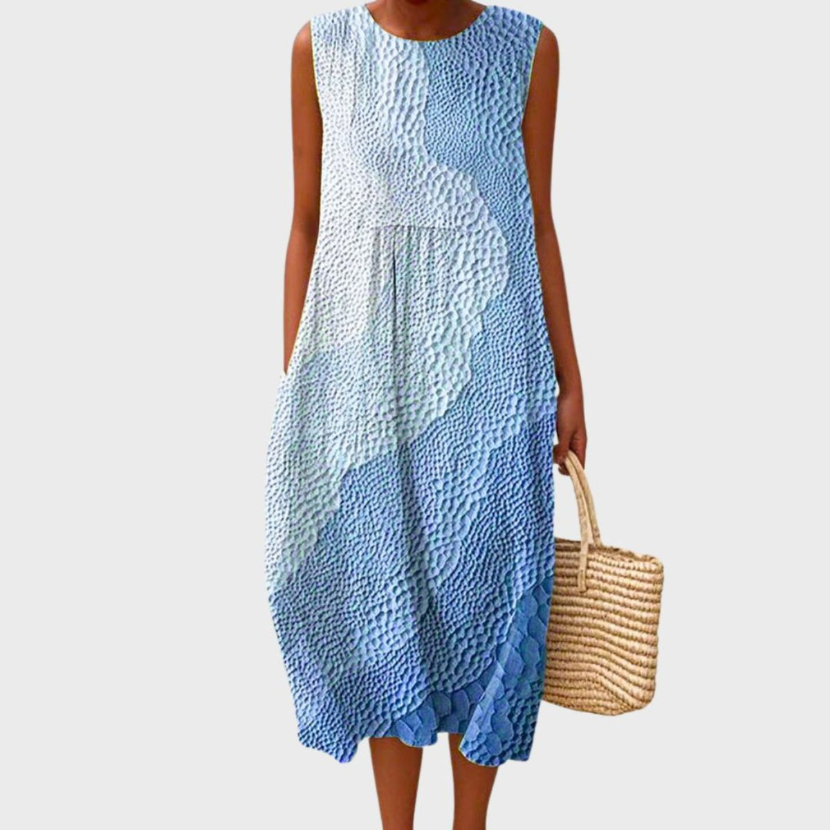 Jayla - Women's Colorblock Gingham Tiered Dress