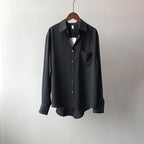 Jimena - Women's Relaxed Button-Front Long Sleeve Shirt 