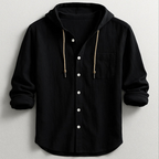 Kingston - Men's Hooded Button-Front Shirt
