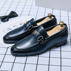 Kyrie - Men's Loafers with Metal Bit Strap