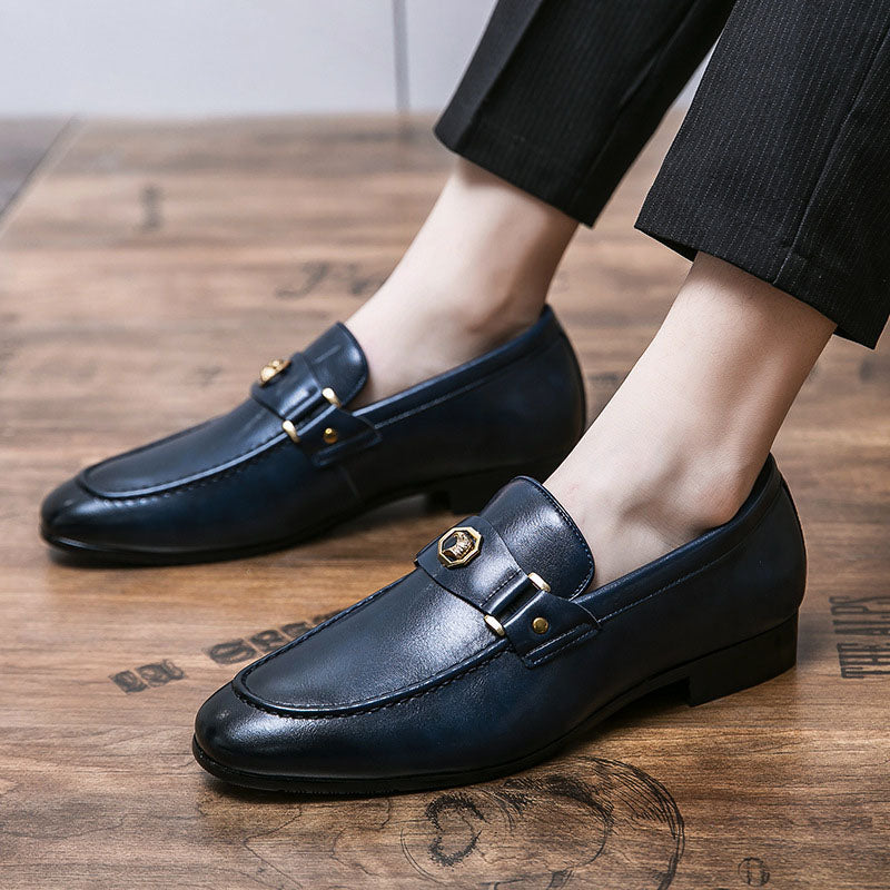 Kyrie - Men's Loafers with Metal Bit Strap