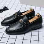 Kyrie - Men's Loafers with Metal Bit Strap