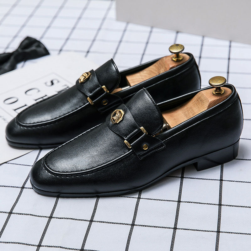 Kyrie - Men's Loafers with Metal Bit Strap