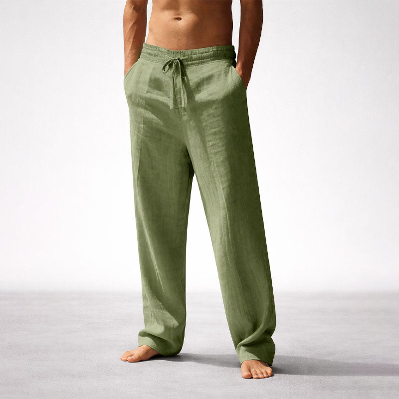 Landon - Men's Drawstring Straight-Leg Pants