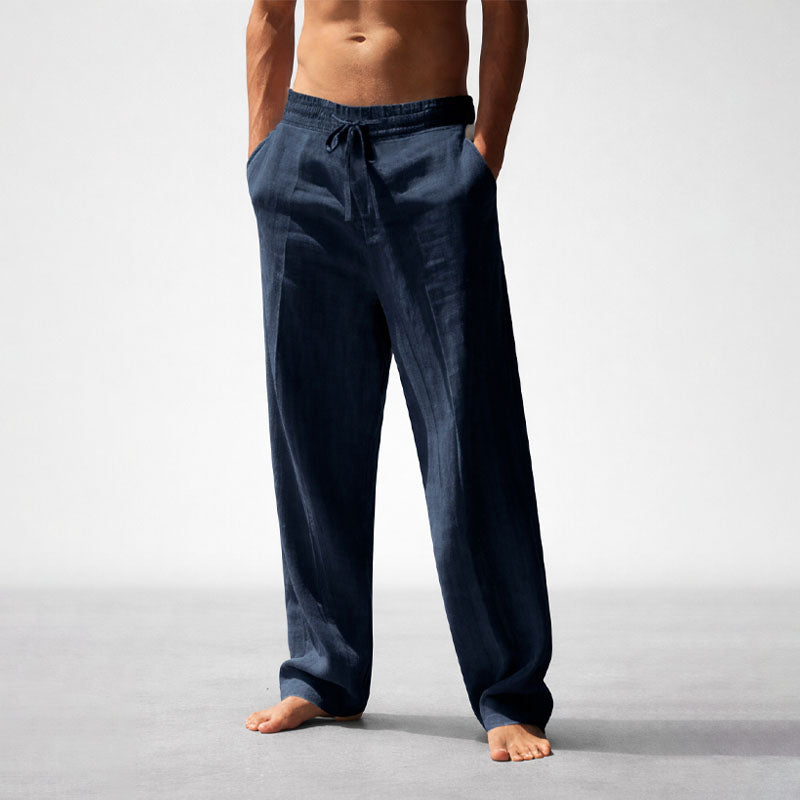 Landon - Men's Drawstring Straight-Leg Pants