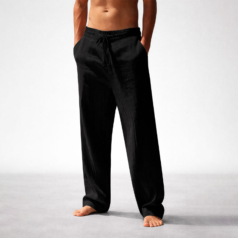 Landon - Men's Drawstring Straight-Leg Pants