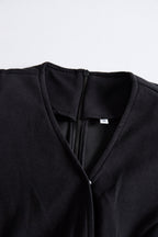 Lauren - Women's Long Sleeve Button-Front Wrap Dress