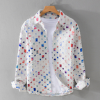 Lawson - Men's Button-Up Shirt with Textured Accents