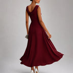 Lenore - Women's Cowl-Back A-Line Dress