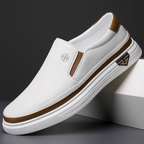 Lorenzo - Men's Slip-On Shoes with Contrast Sole