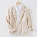 Louis - Men's Pinstriped Single-Breasted Blazer