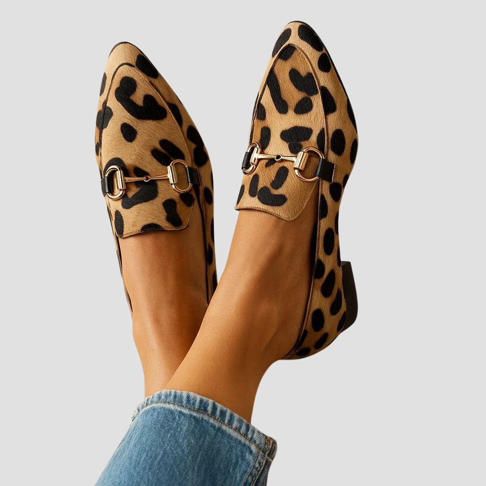 Maeve - Women's Leopard-Print Loafers 