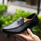 Marcus - Men's Leather Slip-On Loafers