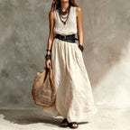 Margot - Women's V-Neck Sleeveless Dress