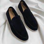 Matteo - Men's Moc Toe Suede Slip-On Loafers