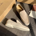 Matteo - Men's Moc Toe Suede Slip-On Loafers
