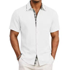 Matthew  - Men's Short-Sleeve Button-Down Shirt 
