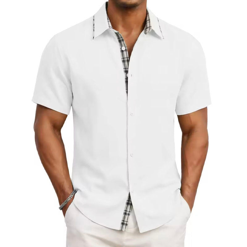 Matthew  - Men's Short-Sleeve Button-Down Shirt 
