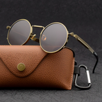 Miami - Round Flip-Up Metal Sunglasses