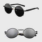 Miami - Round Flip-Up Metal Sunglasses