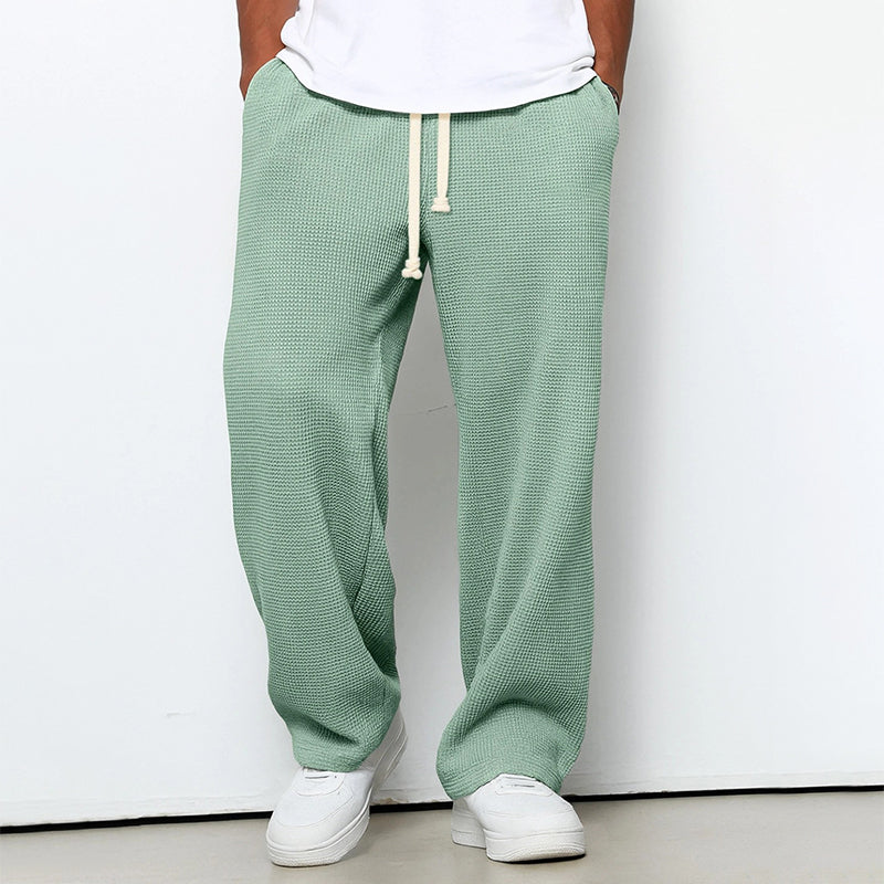 Miguel - Men's Waffle Knit Drawstring Joggers