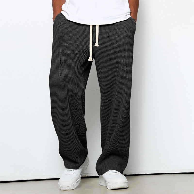 Miguel - Men's Waffle Knit Drawstring Joggers