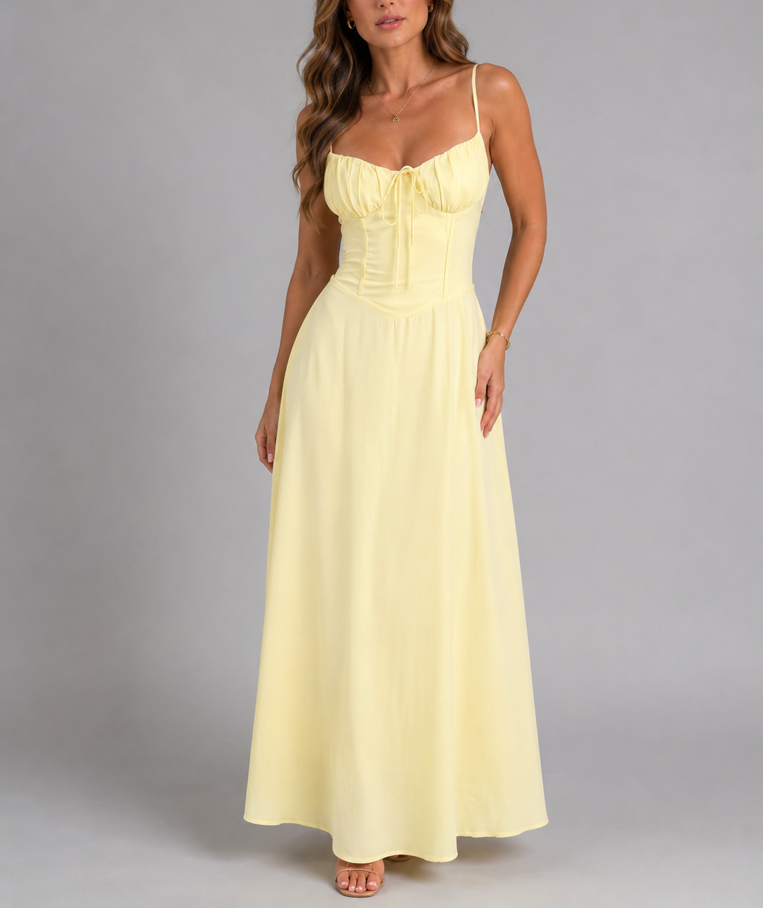 Millie - Women's Corset Style Spaghetti Strap Dress
